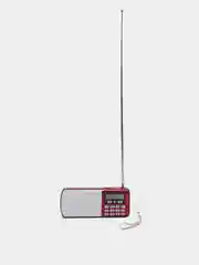 Красный радиоприемник цифровой Perfeo i120 Егерь FM+ 70-108МГц