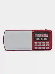 Красный радиоприемник цифровой Perfeo i120 Егерь FM+ 70-108МГц