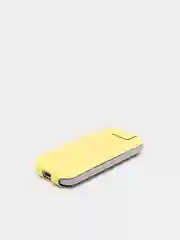 Желтый чехол книжка для Samsung Galaxy S4 Mini