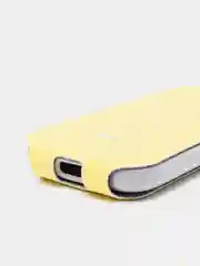 Желтый чехол книжка для Samsung Galaxy S4 Mini