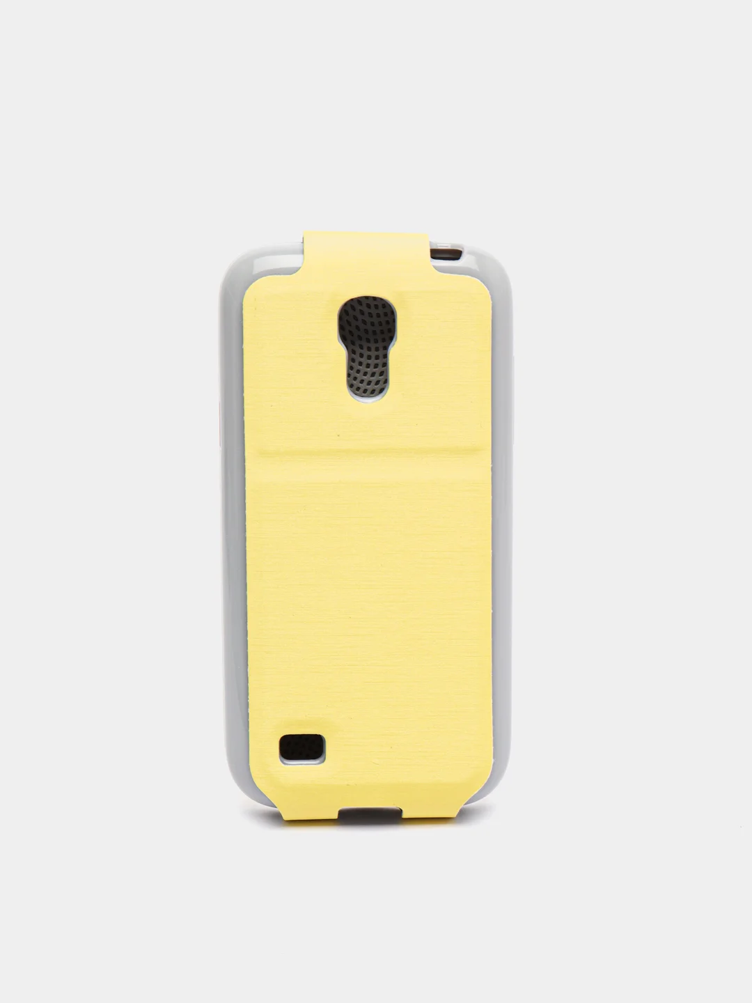 Желтый чехол книжка для Samsung Galaxy S4 Mini