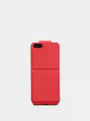 Бордовый чехол-книжка для iPhone 5, 5S, SE