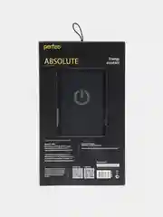 Черный внешний аккумулятор Perfeo "Absolute" 10000 мАч