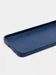 Синий меланж матовый силиконовый чехол Samsung J6
