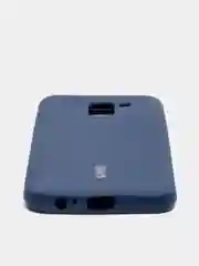 Синий меланж матовый силиконовый чехол Samsung J6