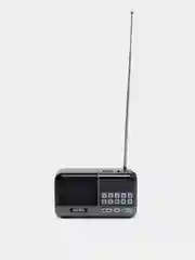 Серый радиоприемник цифровой Perfeo Aspen FM+ 87.5-108 МГц