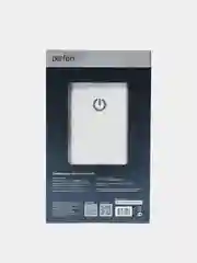 Белый внешний аккумулятор Perfeo 10000 mah + Micro usb /In Micro usb /Out USB 1 А, 2.1A