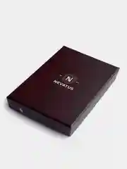 Черный кожаный мужской кошелек на молнии Nevatus DG серии Bronn