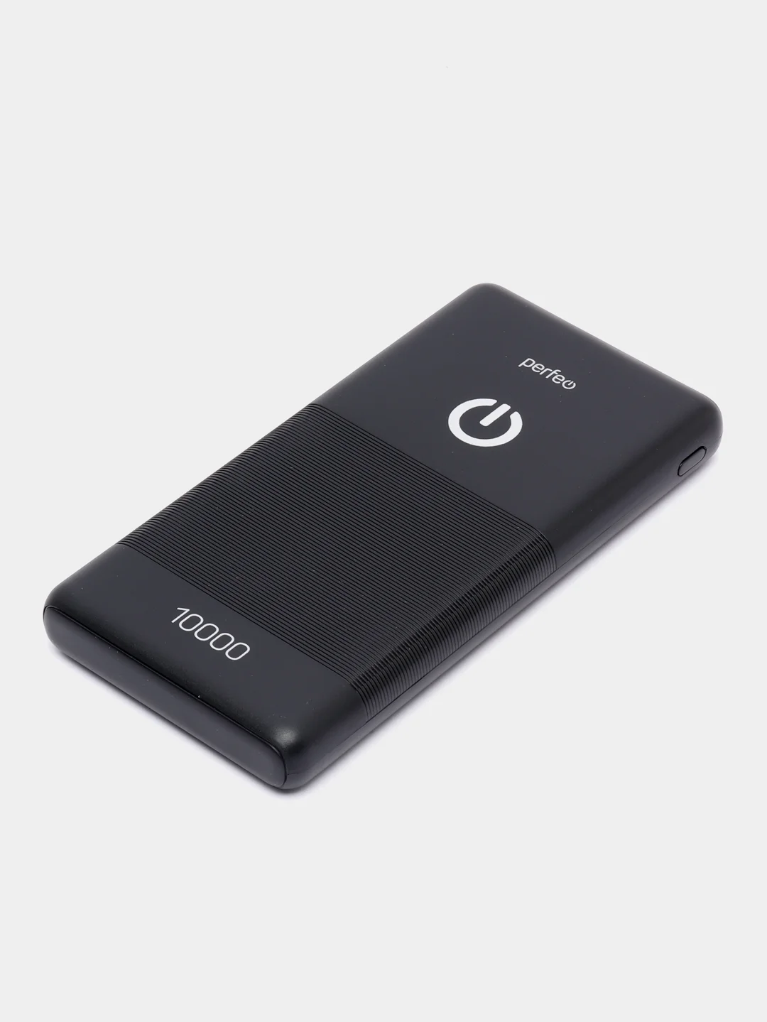 Черный внешний аккумулятор Perfeo 10000 mah + Micro usb /In Micro usb /Out USB 1 А, 2.1A