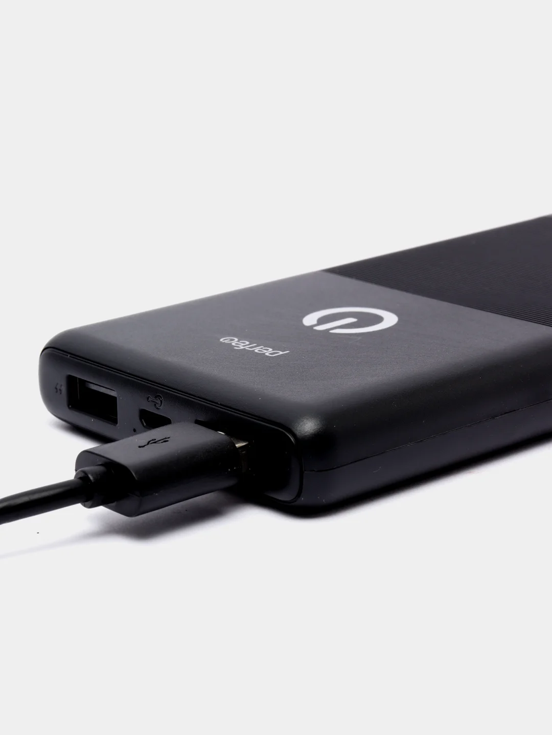 Черный внешний аккумулятор Perfeo 10000 mah + Micro usb /In Micro usb /Out USB 1 А, 2.1A