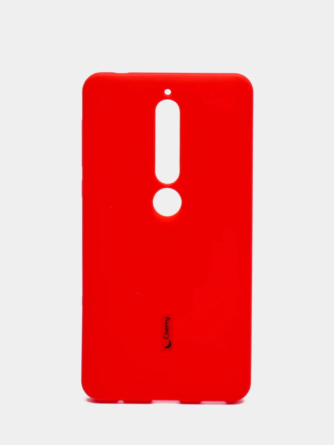 Алый чехол для Nokia 6 2018/7 plus, силиконовый, однотонный