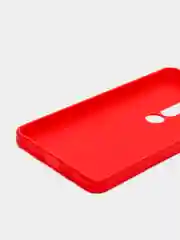 Алый чехол для Nokia 6 2018/7 plus, силиконовый, однотонный
