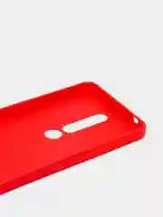 Алый чехол для Nokia 6 2018/7 plus, силиконовый, однотонный