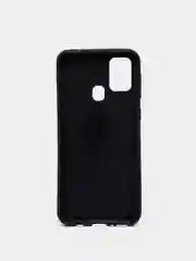 Красный чехол для Samsung M31 под кожу силиконовый