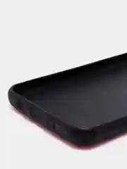 Красный чехол для Samsung M31 под кожу силиконовый