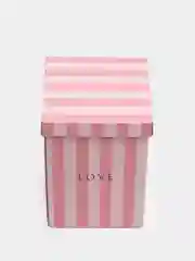 Коробка в полоску "LOVE", 17:25 см