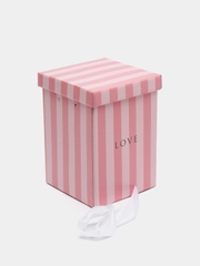 Коробка в полоску "LOVE", 17:25 см