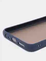 Синий чехол для Redmi 8 матовый, противоударный