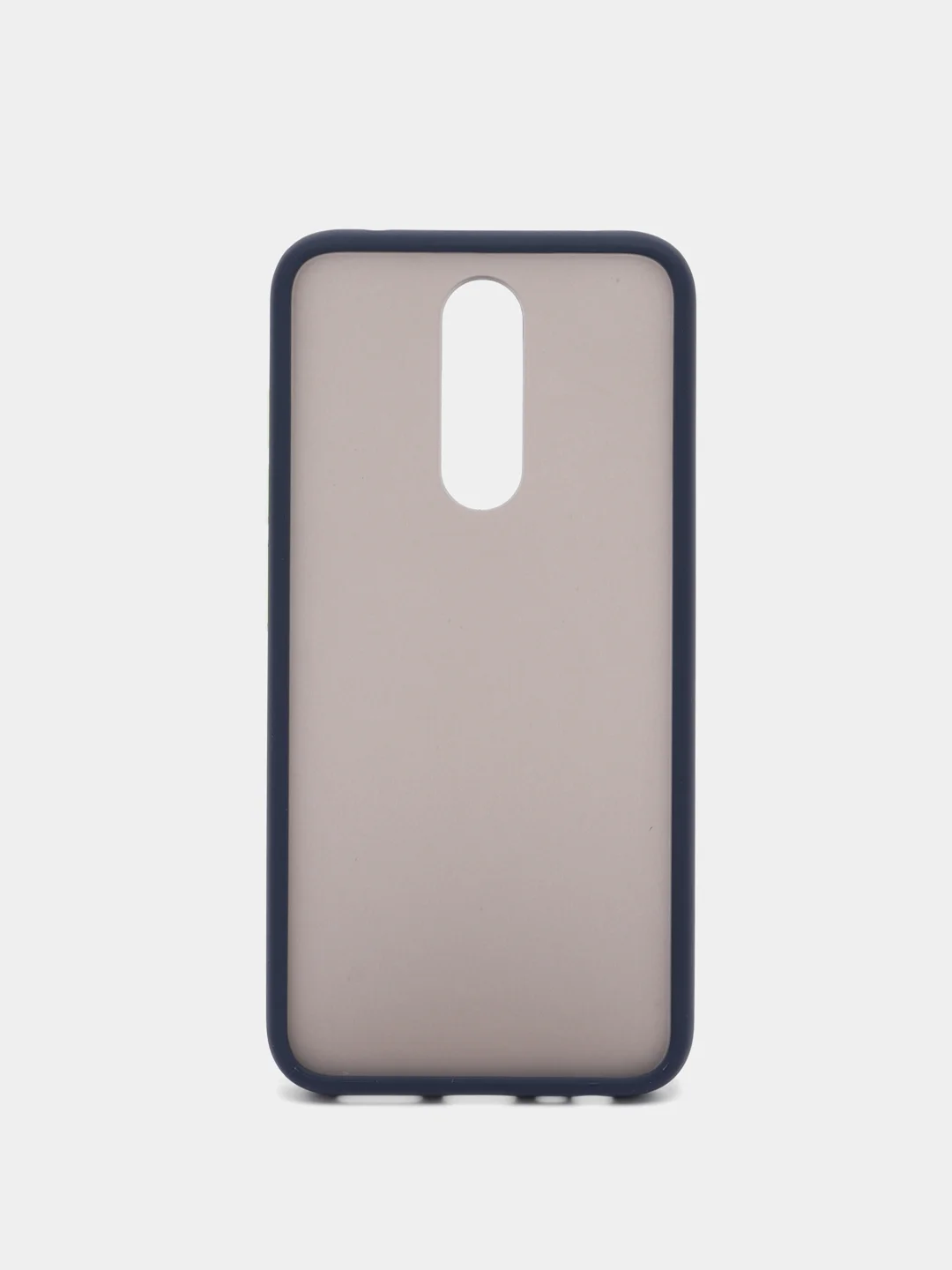 Синий чехол для Redmi 8 матовый, противоударный