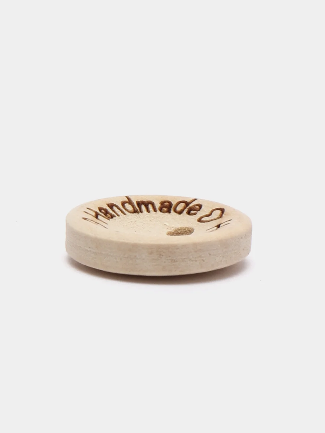 Деревянные пуговицы "Handmade", 10 шт