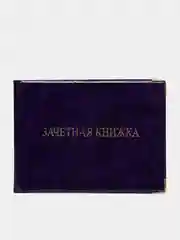 Фиолетовый обложка на зачетную книжку, ПВХ