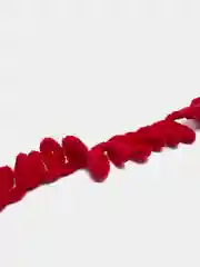 Вишнёвый puffy Fine Alize пряжа маленькими петельками