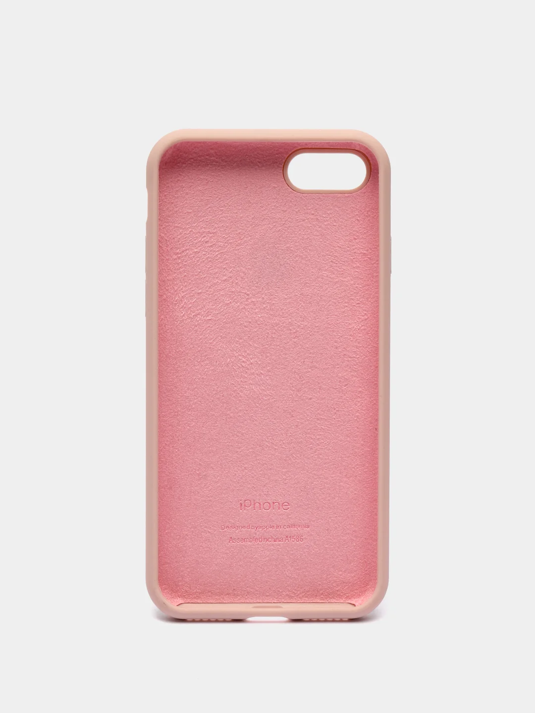 Розовый чехол для iPhone SE 2020, 7, 8, 7 Plus, 8 плюс силиконовый