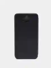 Черный чехол-книга Huawei Y5 17 магнитный с подставкой с визитницей