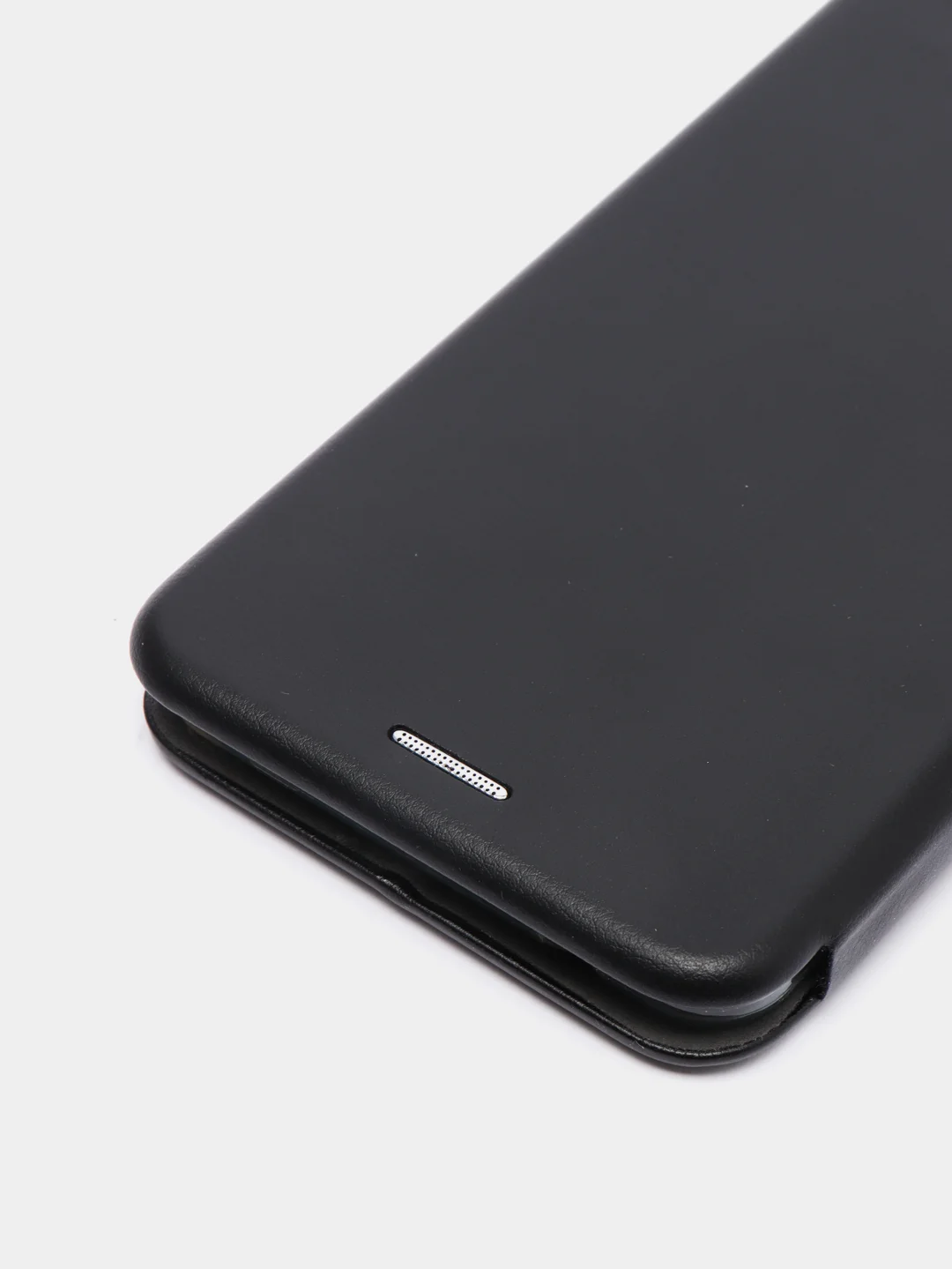 Черный чехол-книга Huawei Y5 17 магнитный с подставкой с визитницей
