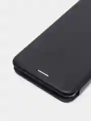 Черный чехол-книга Huawei Y5 17 магнитный с подставкой с визитницей