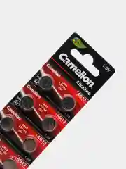 Батарейки 10 штук: AG13 (LR44, 357, G13), Camelion
