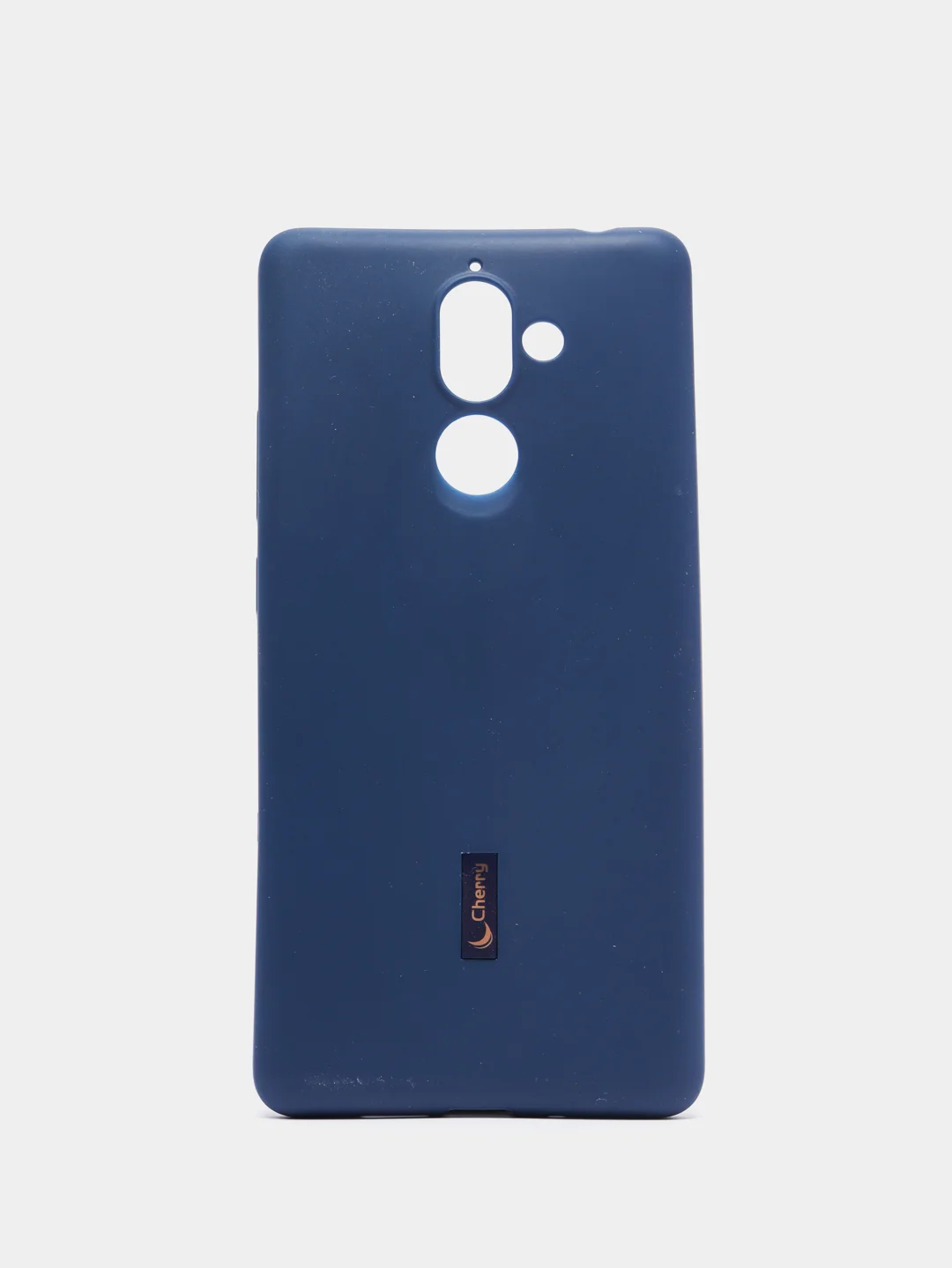 Синий меланж чехол для Nokia 6 2018/7 plus, силиконовый, однотонный
