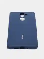Синий меланж чехол для Nokia 6 2018/7 plus, силиконовый, однотонный