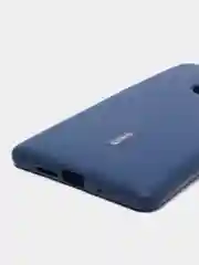 Синий меланж чехол для Nokia 6 2018/7 plus, силиконовый, однотонный