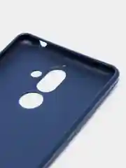 Синий меланж чехол для Nokia 6 2018/7 plus, силиконовый, однотонный
