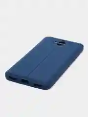 Индиго силиконовый усиленный чехол для Huawei Y5 17, с прострочкой