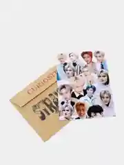 Конфетный конверт подарочный с фото открыткой, k-pop Stray kids, BTS