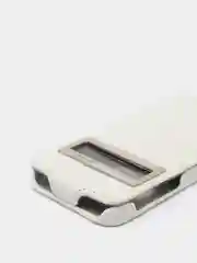 Белый чехол книжка Melkco Jacka ID Type для Apple iPhone 5/iPhone 5S/iPhone SE