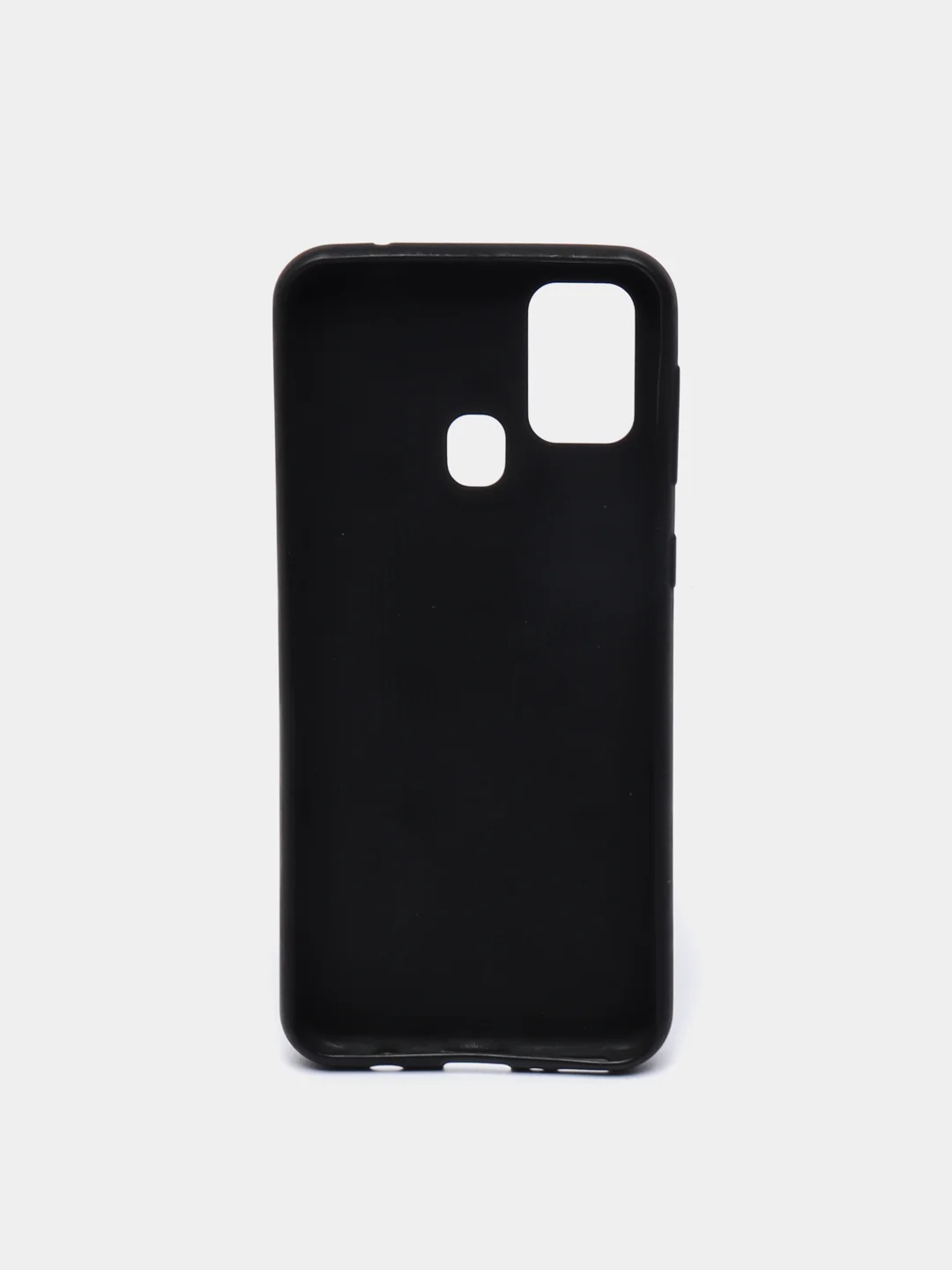 Черный чехол для Samsung M31 под кожу силиконовый