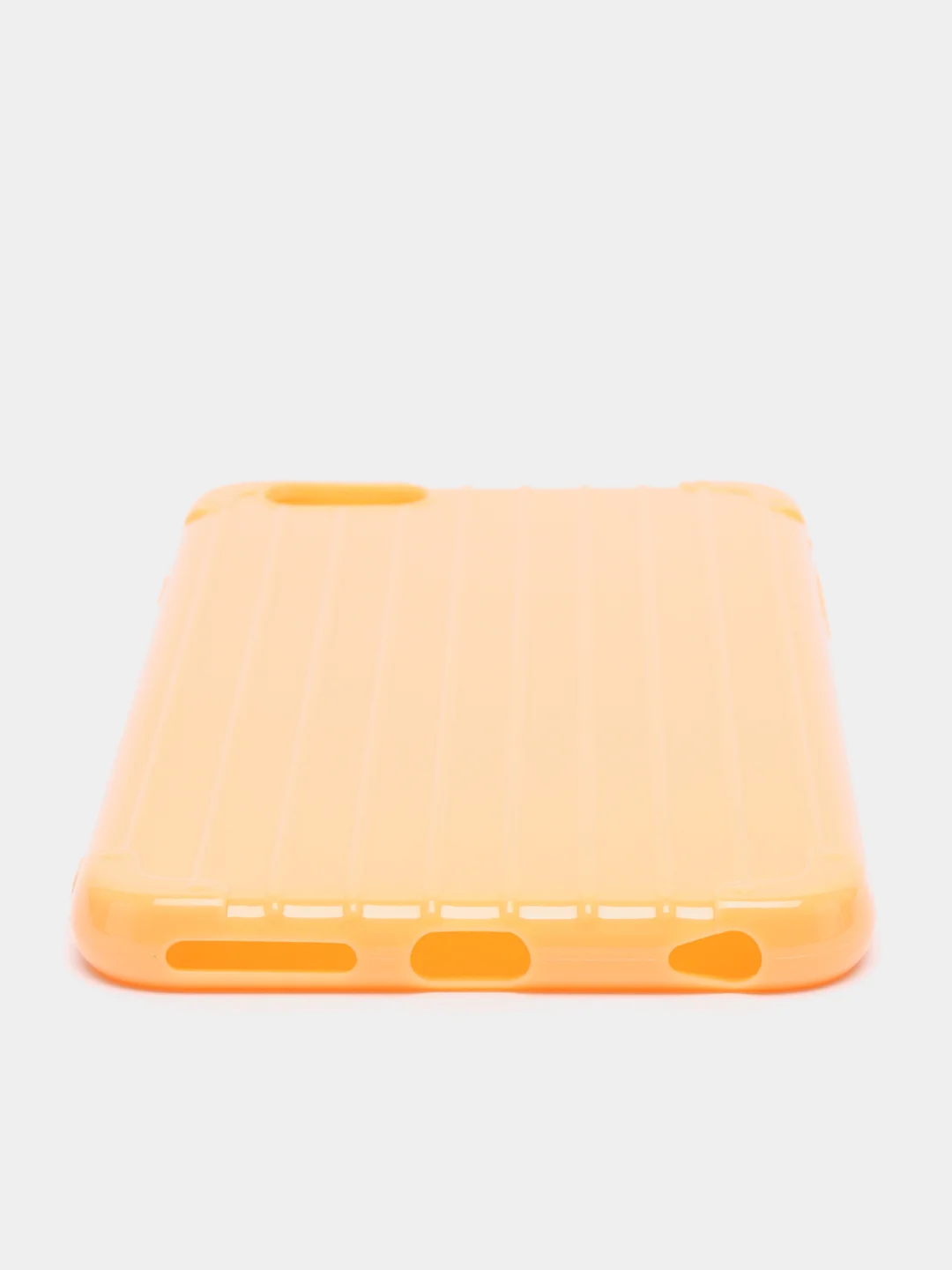 Желтый чехол для iPhone 6 / 6s, 6 / 6s Plus, 7 / 8, 7 / 8 Plus, X / XS, XS MAX, XR, 11, 11 Pro, 11 Pro Max, 8 цветов, силиконовый, ребристый