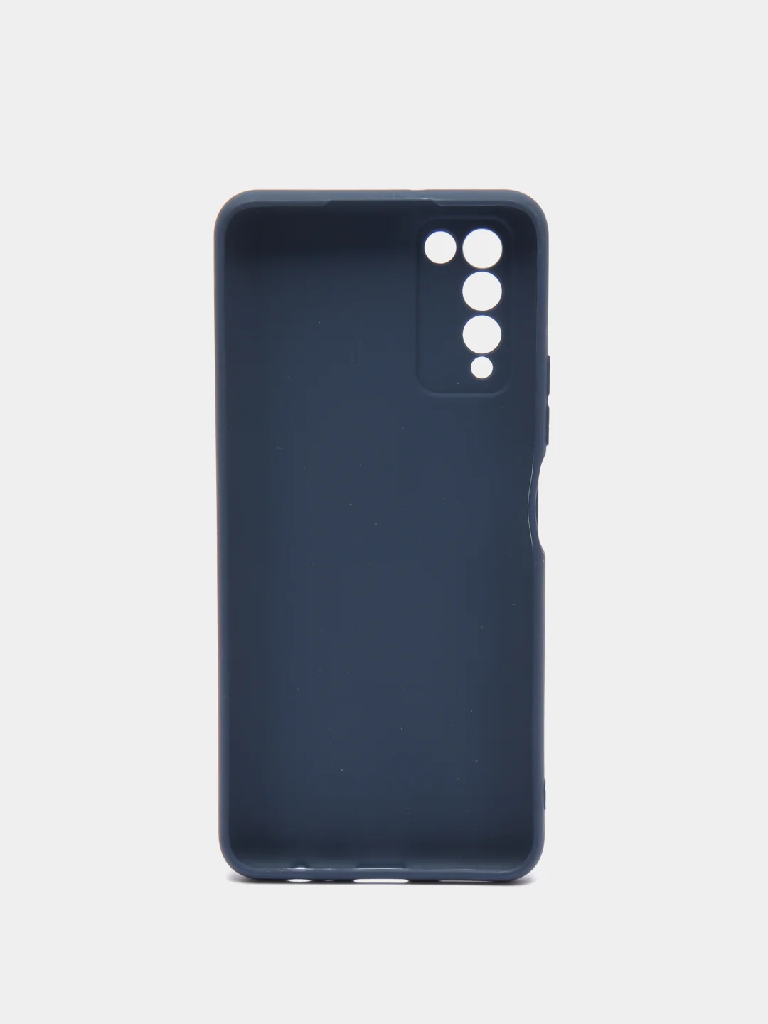 Синий чехол для Huawei Honor 10X Lite силиконовый, матовый, однотонный