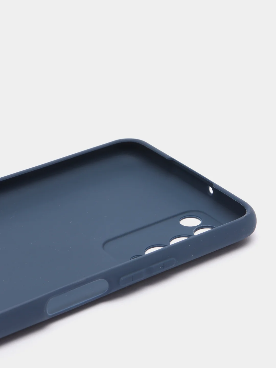 Синий чехол для Huawei Honor 10X Lite силиконовый, матовый, однотонный