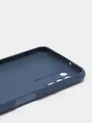 Синий чехол для Huawei Honor 10X Lite силиконовый, матовый, однотонный