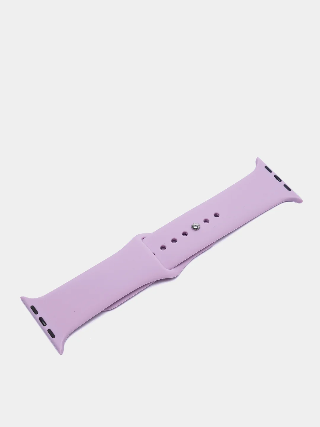 Лавандовый силиконовый ремешок для Apple Watch 3, 4, 5, 6, 7, SE на 38/42/40/44