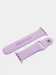 Лавандовый силиконовый ремешок для Apple Watch 3, 4, 5, 6, 7, SE на 38/42/40/44