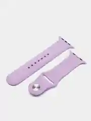 Лавандовый силиконовый ремешок для Apple Watch 3, 4, 5, 6, 7, SE на 38/42/40/44