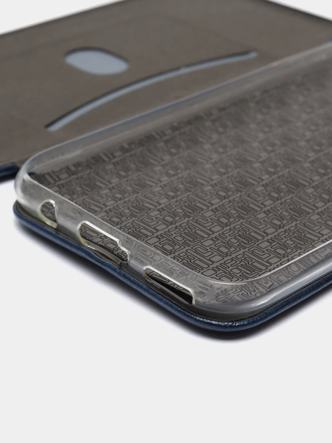 Синий чехол-книжка Huawei P40 Lite, Huawei Nova 6SE, Huawei Nova 7i