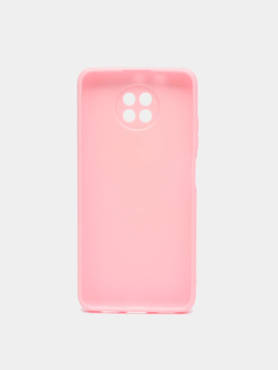 Розовый чехол для Xiaomi Redmi Note 9T, силиконовый, матовый, однотонный