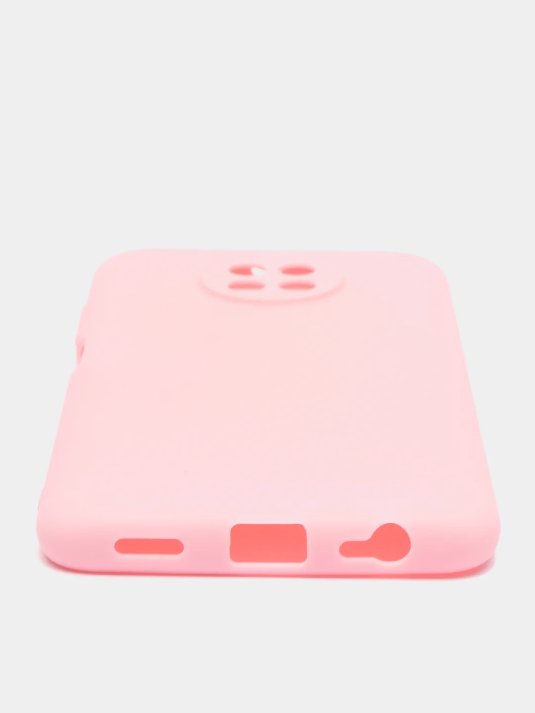 Розовый чехол для Xiaomi Redmi Note 9T, силиконовый, матовый, однотонный