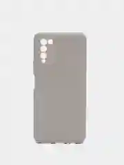 Серый чехол для Huawei Honor 10X Lite силиконовый, матовый, однотонный